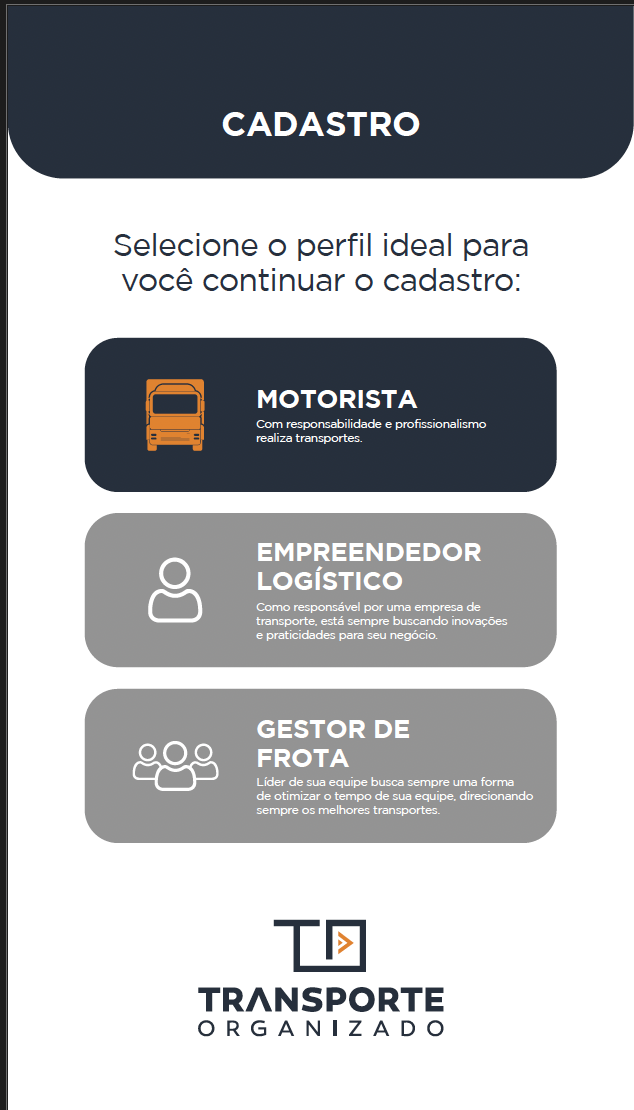 Dashboard Transporte Organizado